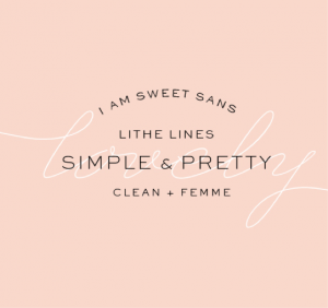 screenshot of I Am Sweet Sans blog post